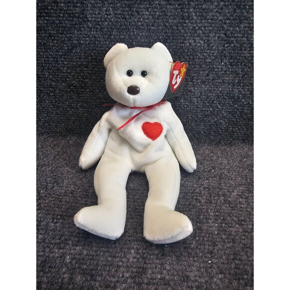 Ty Valentino Mint Condition 1993 Beanie Baby Collectible Stuffed Animal - Picture 1 of 6